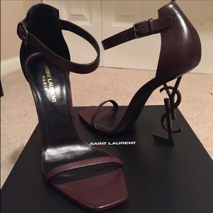 Yves Saint Laurent Opium Monogram Heel Brown/Gold